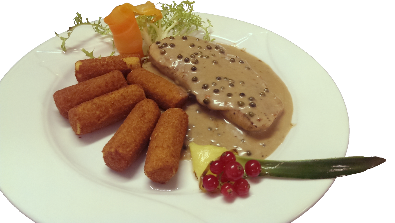 Pfefferrahmsteak